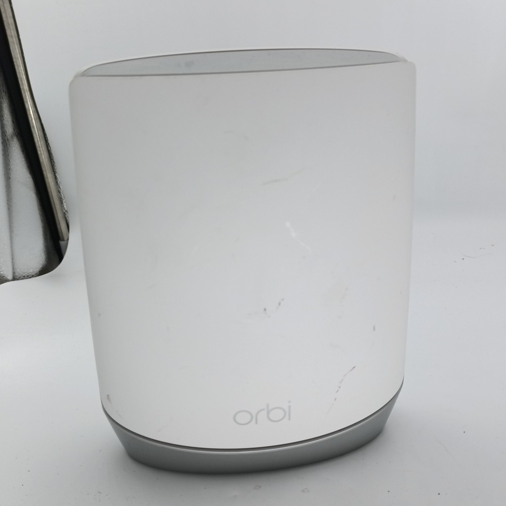Netgear Orbi RBR750 WiFi 6 Mesh Router White   272-13360-01 No Power Cord a10